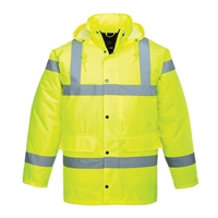 Portwest Hi-Vis Traffic Jacket Yellow US460