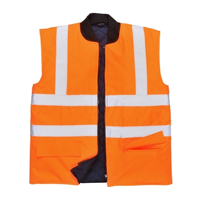 Portwest Hi-Vis Reversible Bodywarmer Vest US469