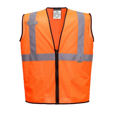 Portwest Alabama Mesh Vest Yellow & Orange US580