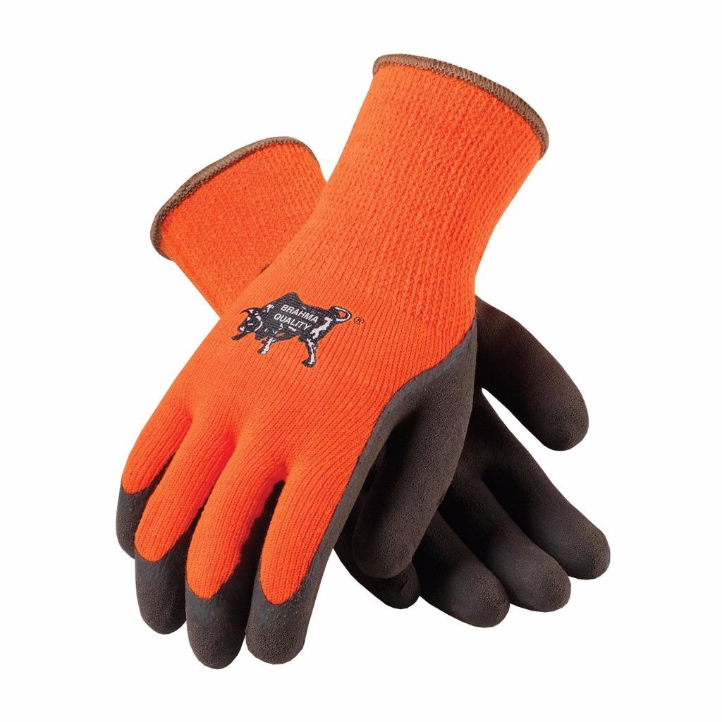 Orange Sure-Grip Work Gloves