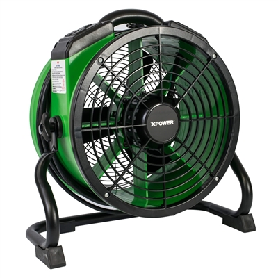 XPower X-34AR-Green Professional Axial Fan (1/4 HP)